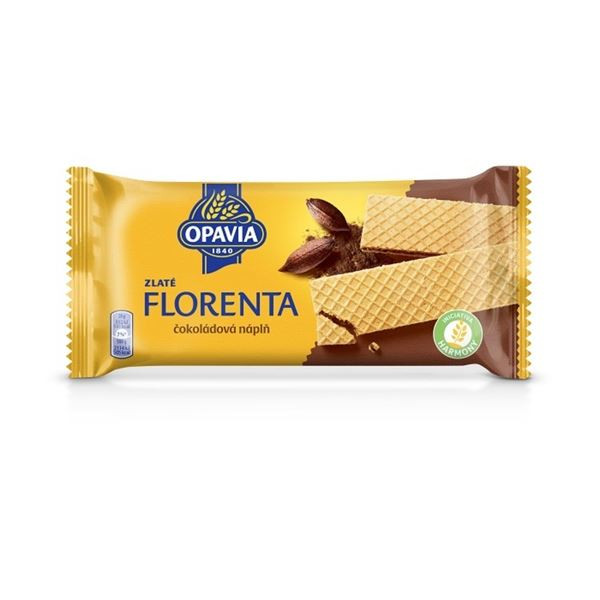 Oplatky Opavia Zlaté - Florenta, čokoládové, 112 g