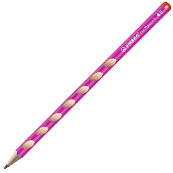 Grafitová tužka STABILO EASYgraph S, HB P, růžová