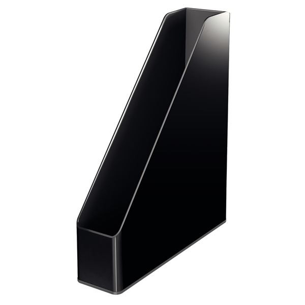 Stojan na časopisy Leitz Dual Black, černý/šedý