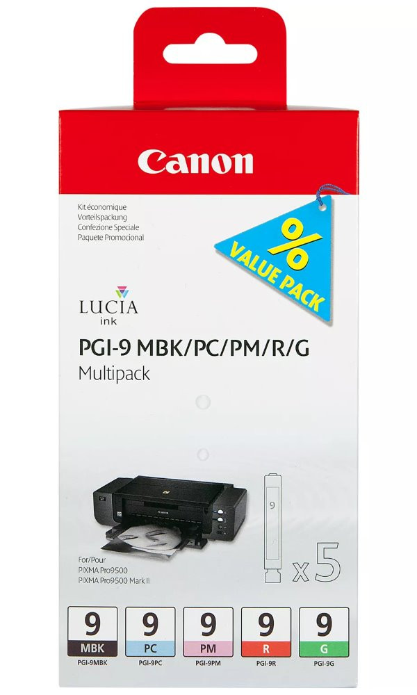 Canon multipack inkoustových náplní PGI-9 MBK/PC/PM/R/G Multi Pack