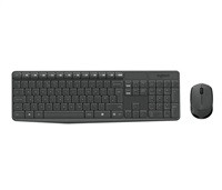 BAZAR - Logitech Wireless Desktop MK235, CZ/SK, poškozený obal