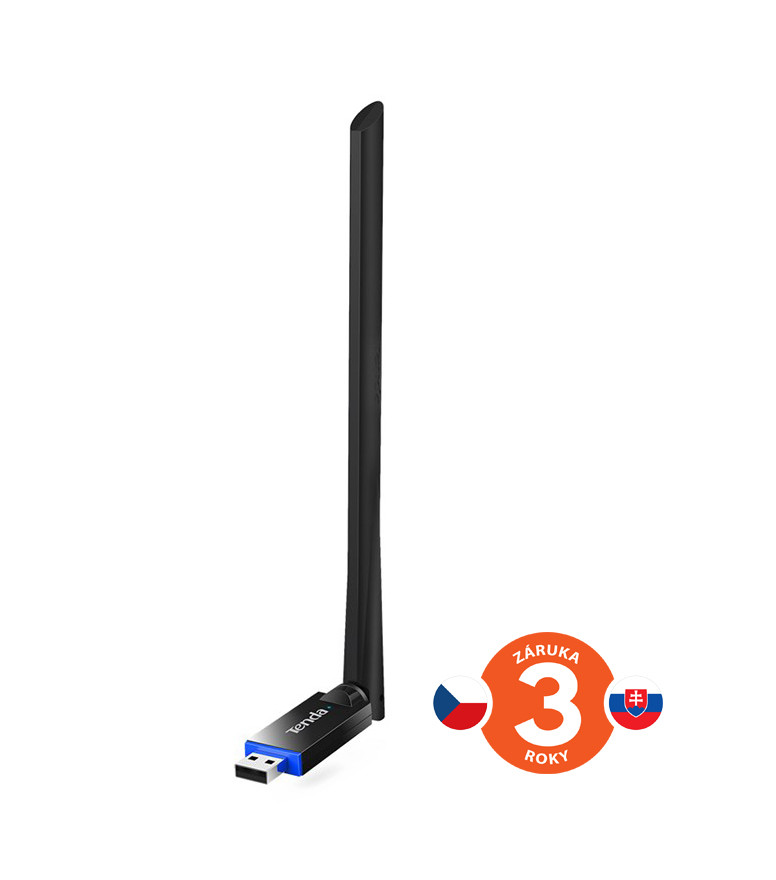 Tenda U11 Pro WiFi AX900 USB Adapter, 886 Mb/s, 802.11 ax/ac/b/g/n, 6 dBi, Windows, Linux, Ubuntu
