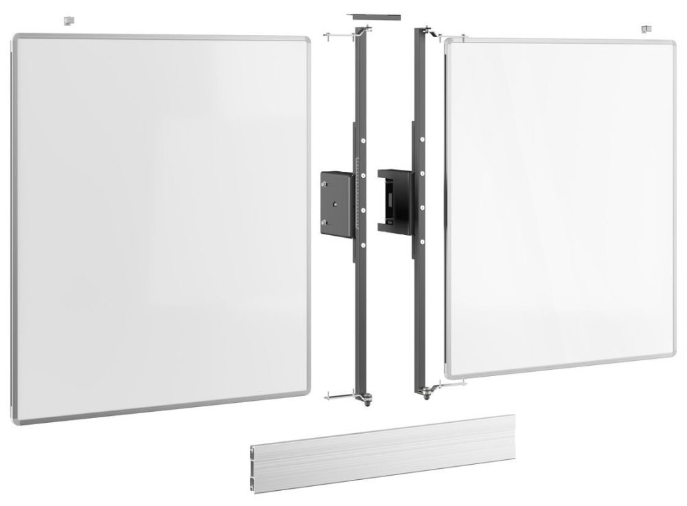 Vogels Postranní tabule 86" pro lifty RISE 5xxx, bílá keramika pro psaní fixem, magnetický zámek