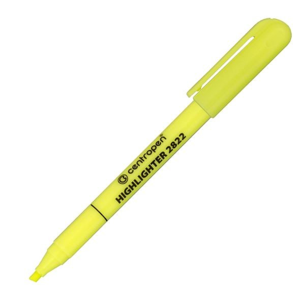 Zvýrazňovač Centropen 2822, žlutý