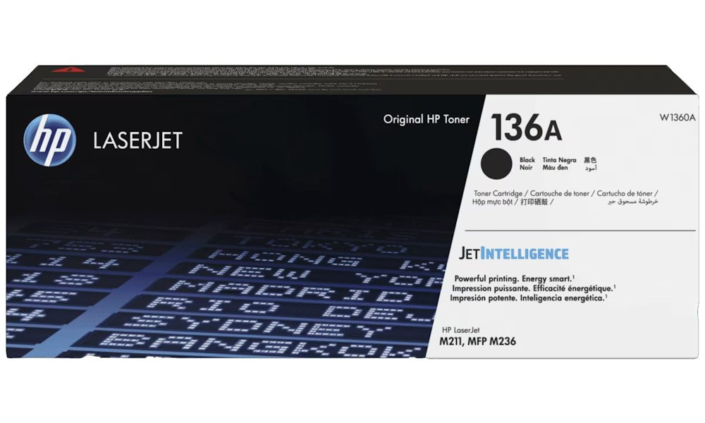 HP 136A Černá originální Cartridge HP LaserJet M211/ MFP 236