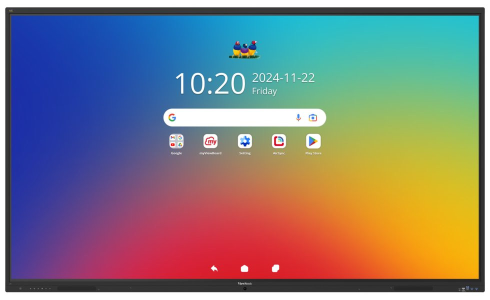 ViewSonic IFP 98" 4K Android 16 EDLA, 64 dotyk.bodů IR, 8G/128GB, HDMI,VGA,DP,USB-A/B/C,RJ45,RS232,PIR sensor,subwoofer