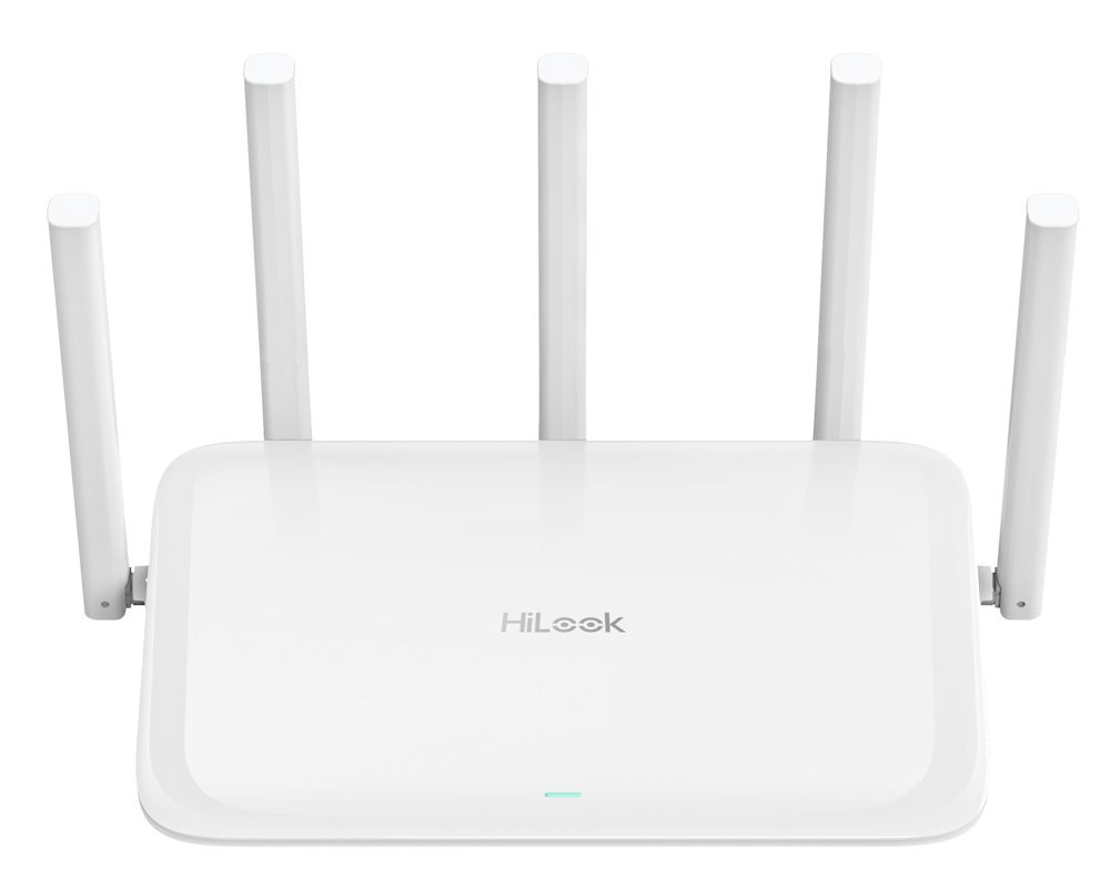 HiLook Powered by HIKVISION/ Wi-Fi 6 router WR-AX18(O-STD)/EU/ IEEE 802.11a/n/ac/ax/ 1800Mbps/ 3x LAN/ 1x WAN/ bílý