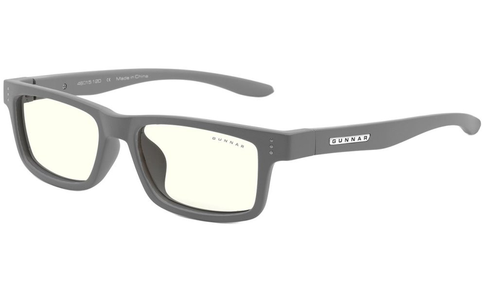GUNNAR kancelářske/herní brýle  CRUZ KIDS SMALL (4-8) GREY čirá skla BLF 35 NATURAL focus