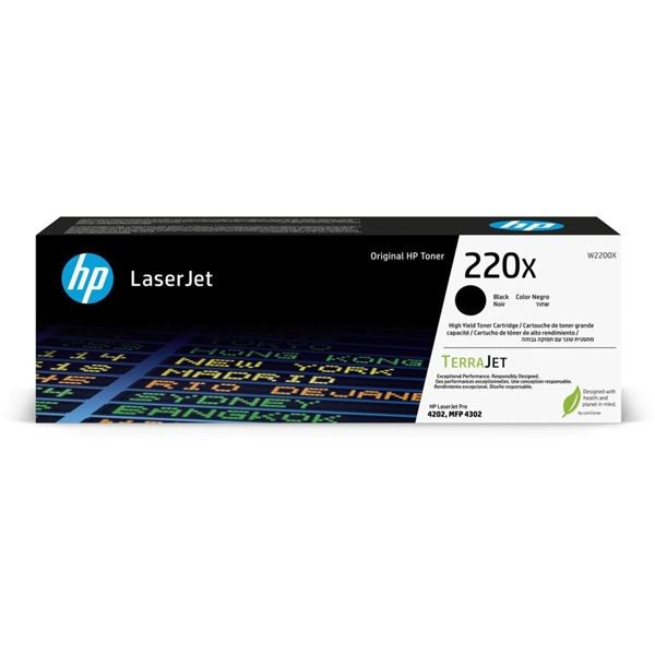 Toner HP W2200X, č. 220X - černý