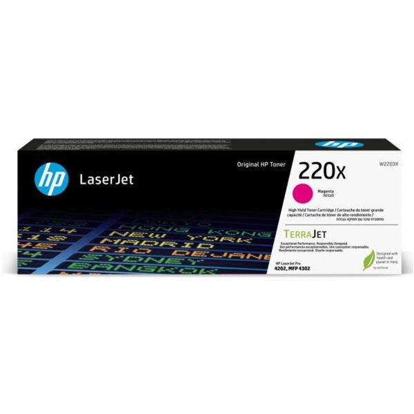 Toner HP W2203X, č. 220X - purpurový