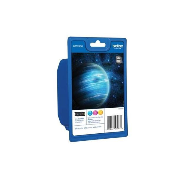 Inkoust Brother LC-1280XLRBWBP -multipack C+M+Y
