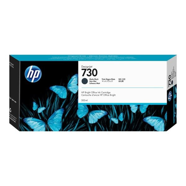 Cartridge HP P2V71A , č. 730 - matně černá
