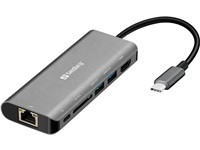 Sandberg USB-C Dock HDMI+LAN+SD+USB100W