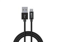 WG - Datový kabel Micro USB na USB-A, 1,2 metru, černá