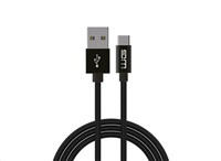 WG - Datový kabel Type-C na USB-A, 50 cm, černá