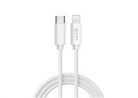 WG - Datový kabel Lightning MFi na Type-C, 2 metry, bílá