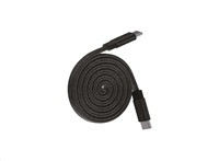 WG - Datový kabel Type-C na Type-C, 1 metr, 5 A, 240 W, magnetický samonavíjecí, černá