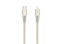 WG - Datový kabel Lightning MFi na Type-C, 1 metr, zlatá