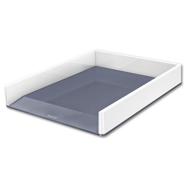 Zásuvka Leitz WOW, bílá/šedá