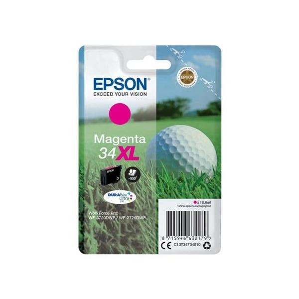 Cartridge Epson 34XL - purpurový