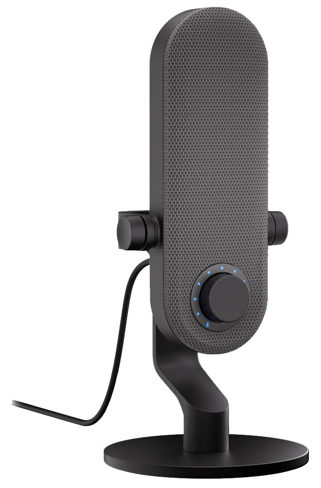 Krux mikrofon Pin / stolní mikrofon / 3,5mm jack / USB-C / černý