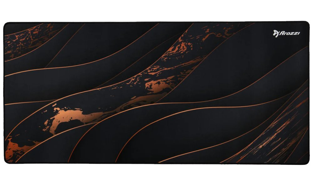 AROZZI ZONA Mousepad XL Black-Gold/ XL podložka na stůl/ 900x420x4 mm/ voděodolná