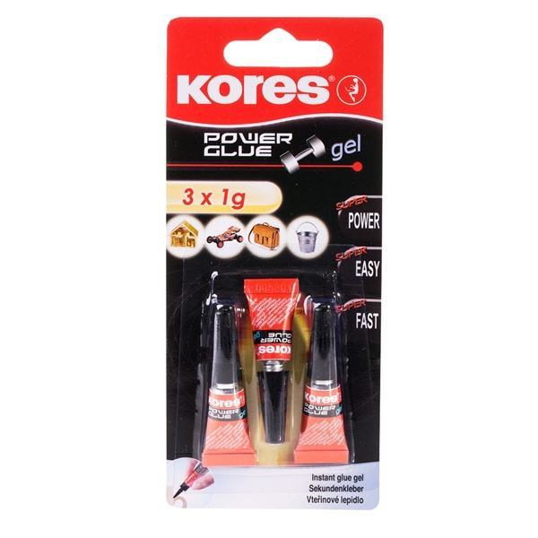 Vteřinové lepidlo Power Glue, gel 3x1 g