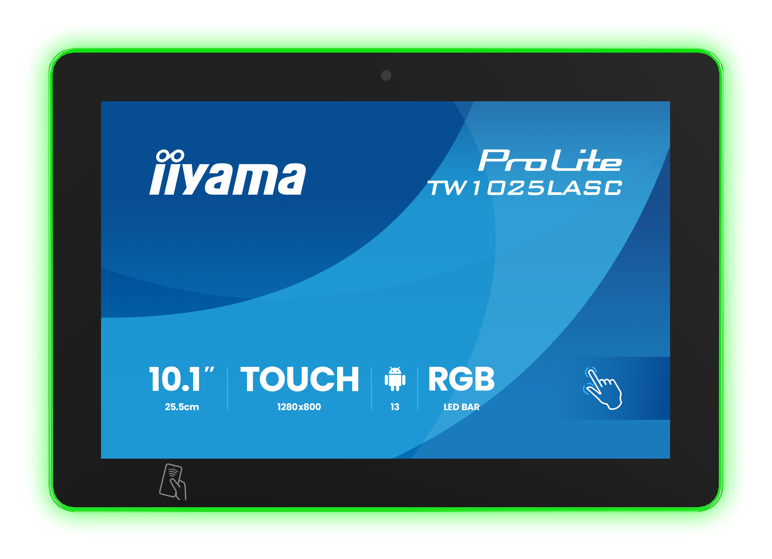 10" iiyama TW1025LASC-B3PNR:IPS,HD,cam,mic