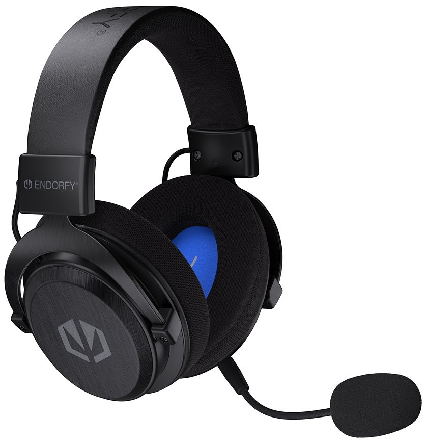 Endorfy headset VIRO Infra Wireless lehký / USB-C / BT / pop-up filtr / černý