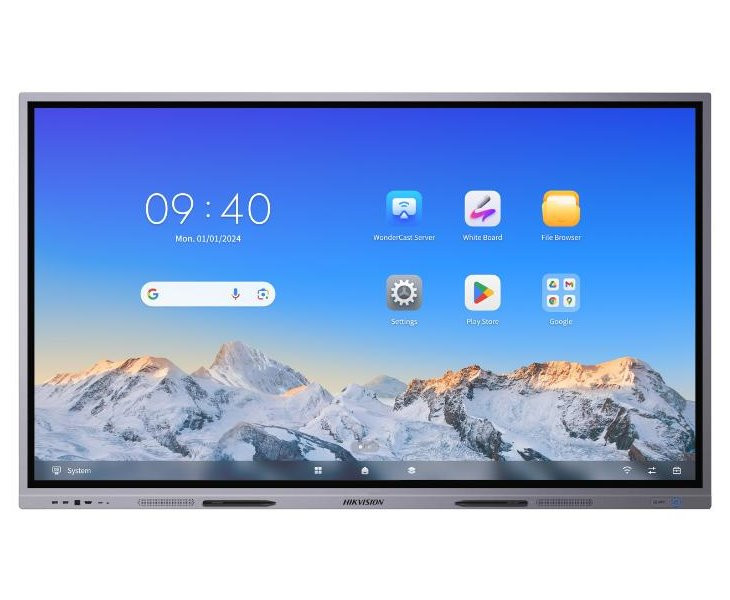 HIKVISION interaktivní dotykový panel 98", 4K, 50points touch , Android 13, 8+128GB Google apps (EDLA )