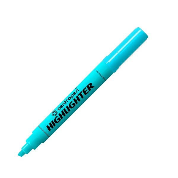 Zvýrazňovač Centropen 8552, modrý