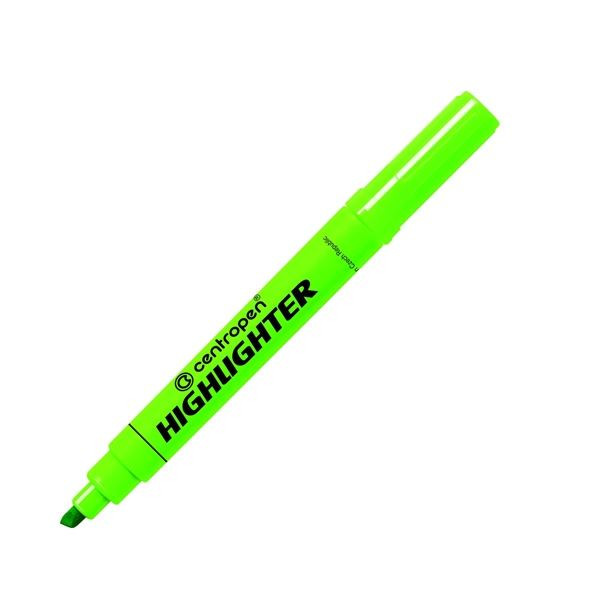 Zvýrazňovač Centropen 8552, zelený
