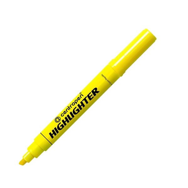 Zvýrazňovač Centropen 8552, žlutý
