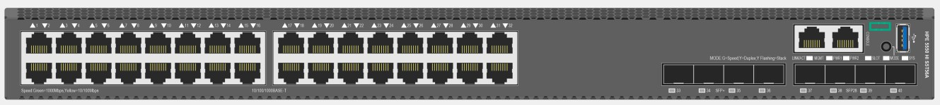 HPE NW CW Sw 32G 4P 4Y 1-slot 5550HI