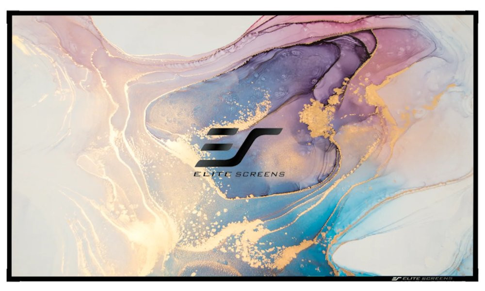 ELITE SCREENS plátno v pevném rámu 128" (325cm)/ 16:9/ 160×284cm/ Gain 0,8/ bezrámové/ CLR5/ pro UST