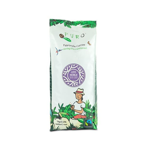 Zrnková káva Faitrade Puro Noble, 1 kg