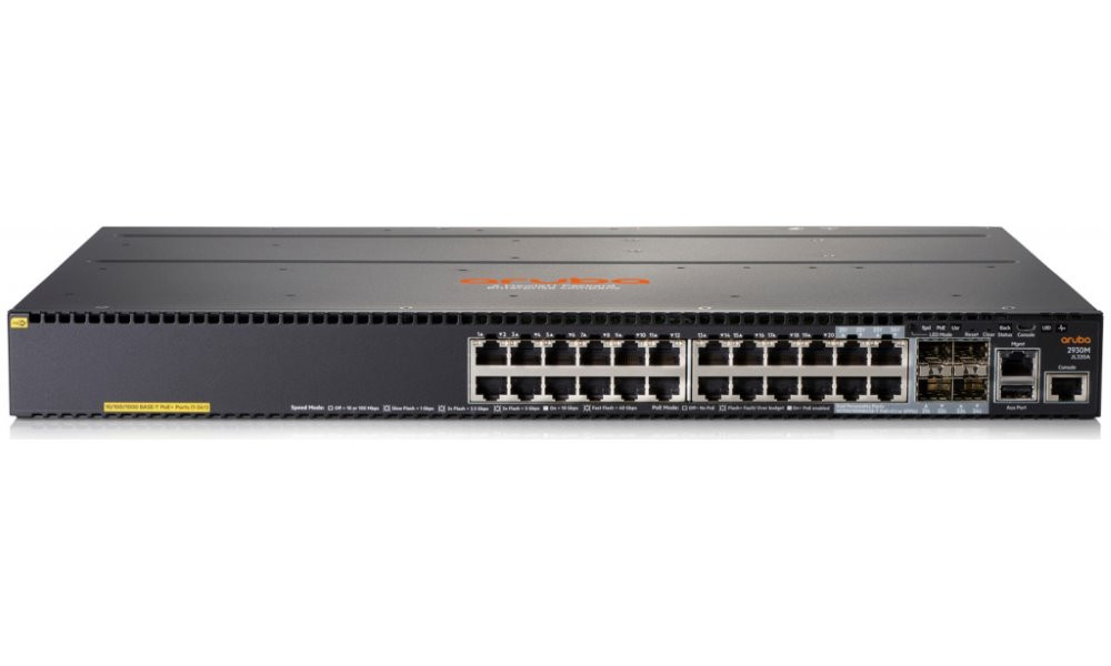 HPE Aruba 2930M 24G PoE+ 1-slot Switch