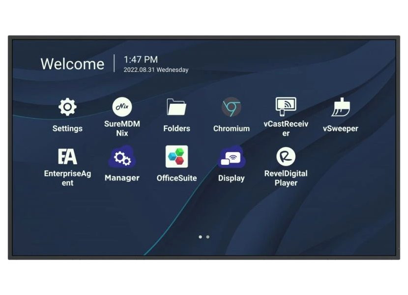 ViewSonic Prezentační Display CDE4330/43"/24-7 LCD/3840x2160/6ms/450cd/HDMI x 2/USB A x 2/USB-C/RJ45/RS232/repro/Android