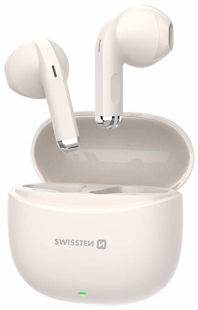 Swissten Bluetooth TWS sluchátka Mini Tune béžová