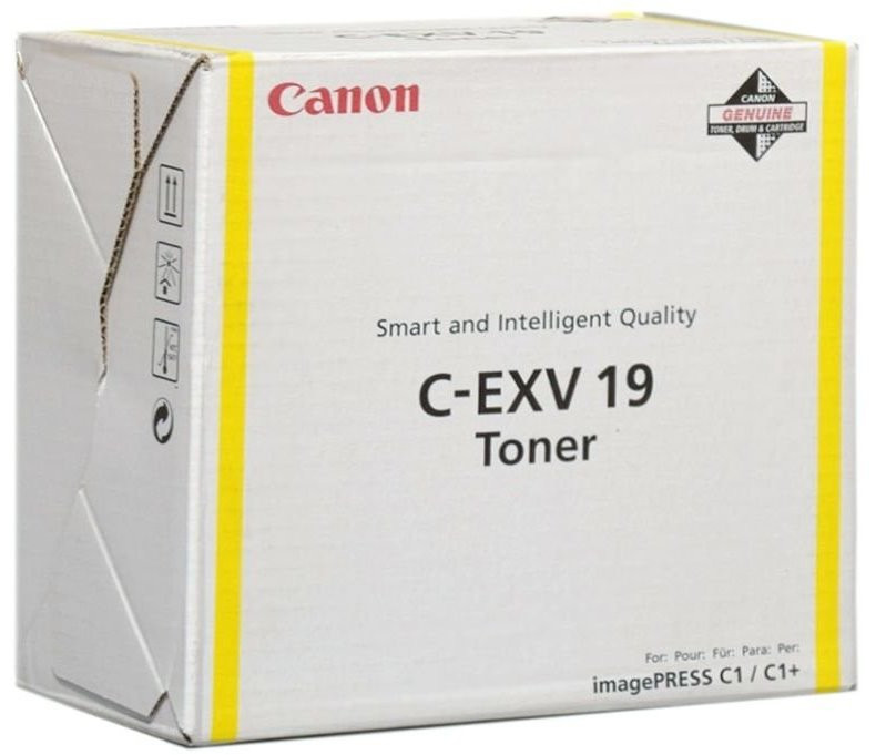 Canon originální  TONER CEXV19 YELLOW Imagepress C1/C1+ 16 000 stran A4 (5%)