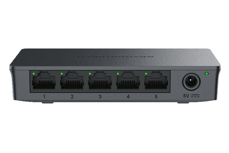 Grandstream GWN7700 Unmanaged Network Switch 5x 1Gbps, QoS, IGMP