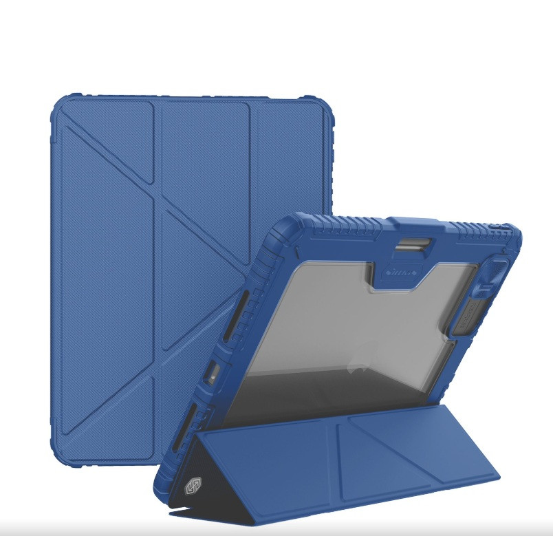 Nillkin Bumper PRO Protective Stand Case Multi-angle pro iPad Pro 11 2024 Sapphire Blue