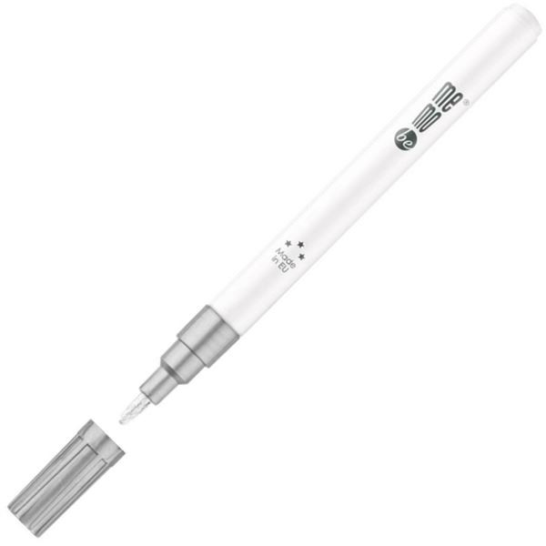 Lakový popisovač MemoBe, stříbrný