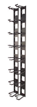APC Vertical Cable Organizer, 8 Cable Rings, Zero U (AR8442)