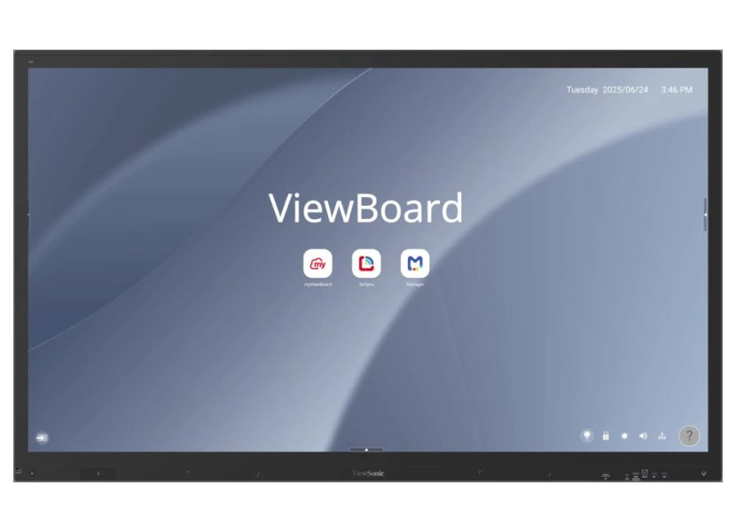 ViewSonic Flat Touch Display IFP6563-1C/65"  4K UHD,50 multi-point PCAP,9H,450nits, 16G RAM/128G,HDMI,DP,USB,RJ45, RS232