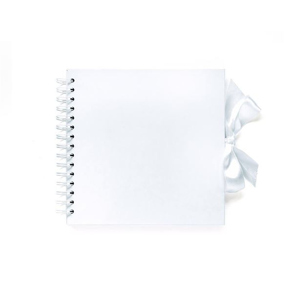 Kreativní album - 20,5 x 20,5 cm, 35 listů, bílé