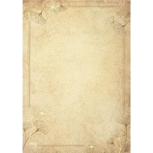 Diplom A4 - motiv Ginkgo, 190 g/m2, 20 ks