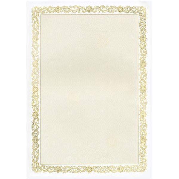 Diplom A4 - motiv Maori béžový, 190 g/m2, 20 ks