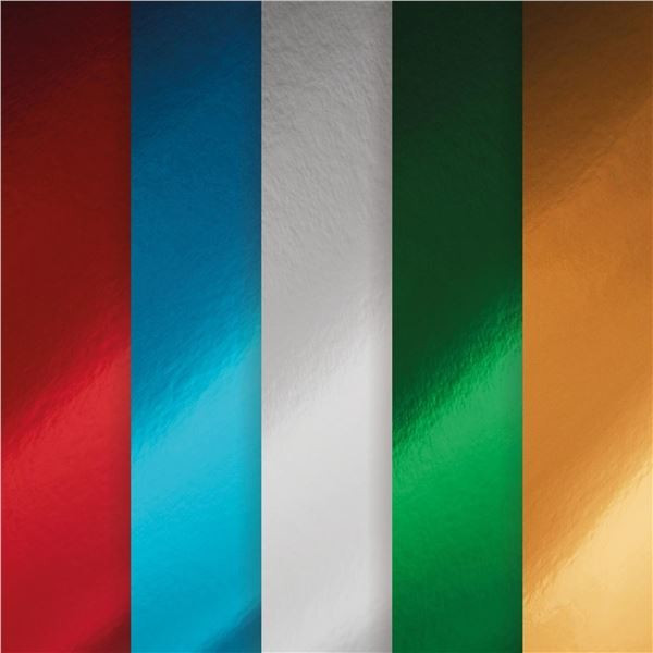 Kreativní papír A4 - metalický lesk,mix barev,15ks