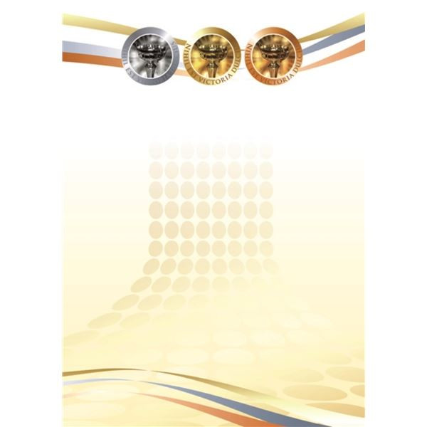 Diplom A4 - motiv pohárů, 170 g/m2, 25 ks